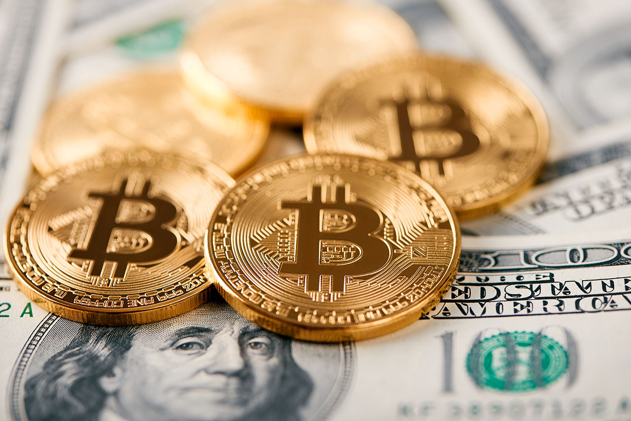 Bitcoin and dollars
