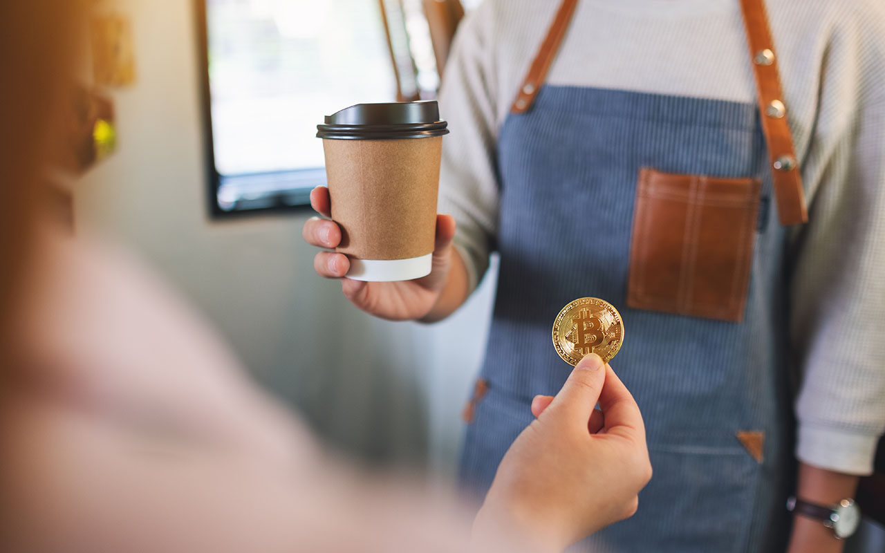 Bitcoin and coffee